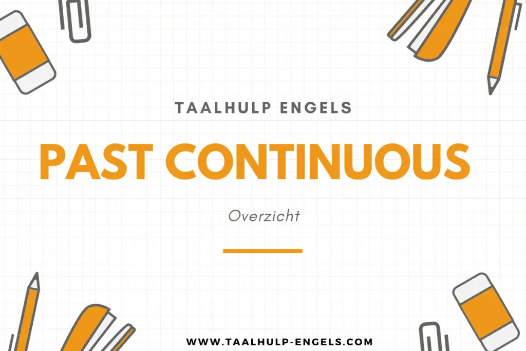 past continuous taalhulp engels