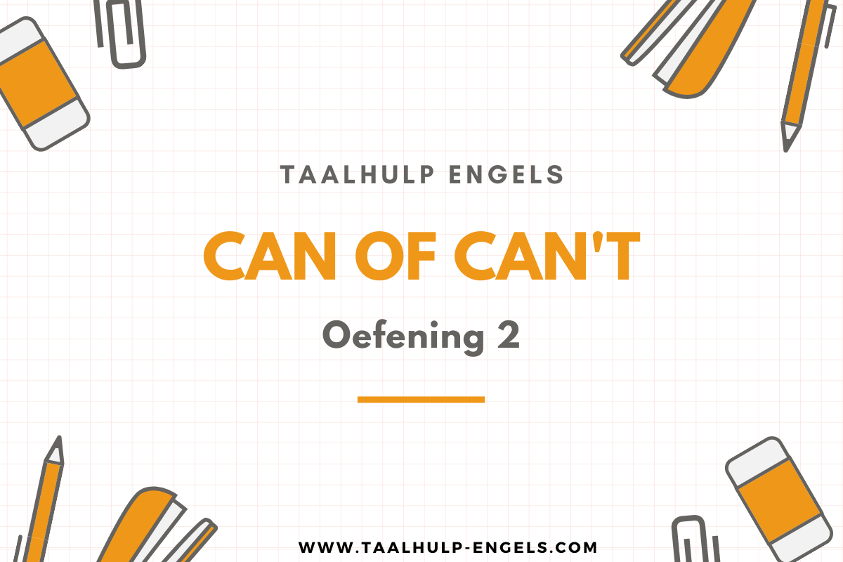 Can of Can't 2 - Taalhulp